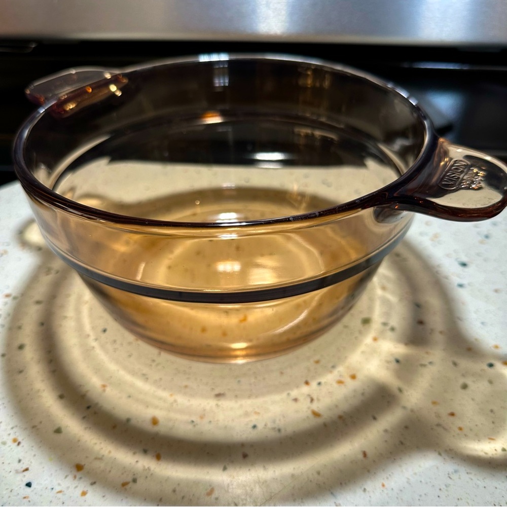Corning Vision France Amber Glass Double Boiler Insert V-20-B 1.5L PYREX